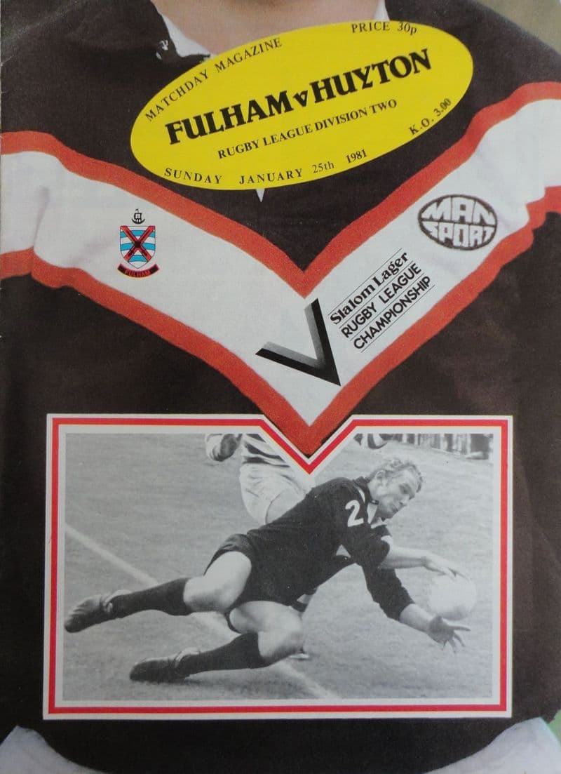 Fulham v Huyton (1981, Jan 25th)