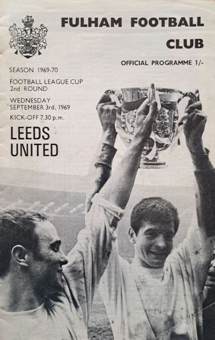 Fulham v Leeds United, Lge Cup (1969, Sep 3rd)