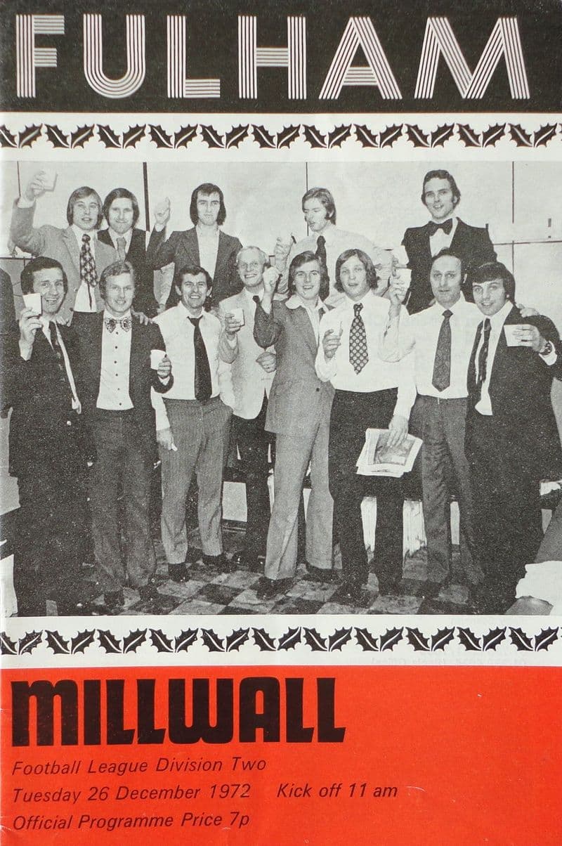 Fulham v Millwall, Div 2 (1972, Dec 26th)