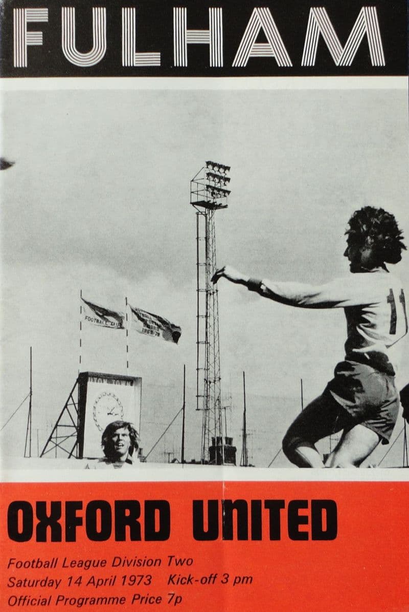 Fulham v Oxford, Div 2 (1973, Apr 14th)