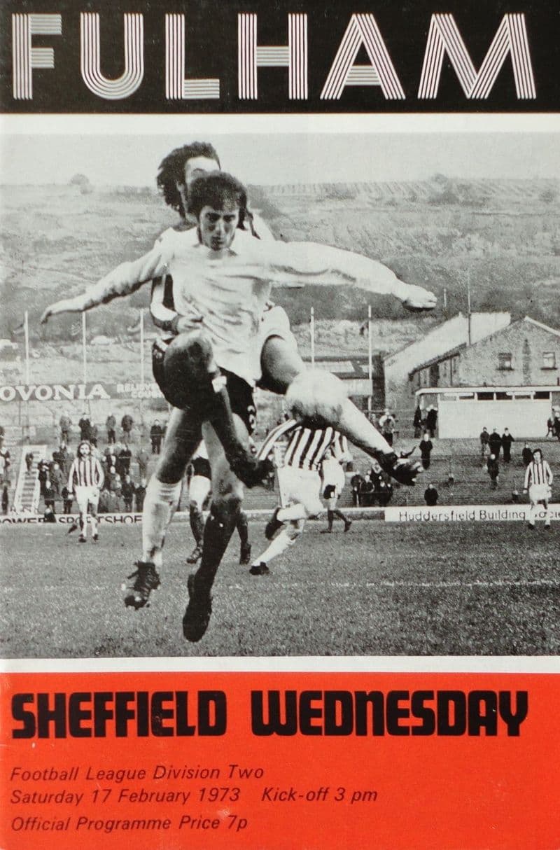 Fulham v Sheffield Wednesday, Div 2 (1973, Feb 17th)