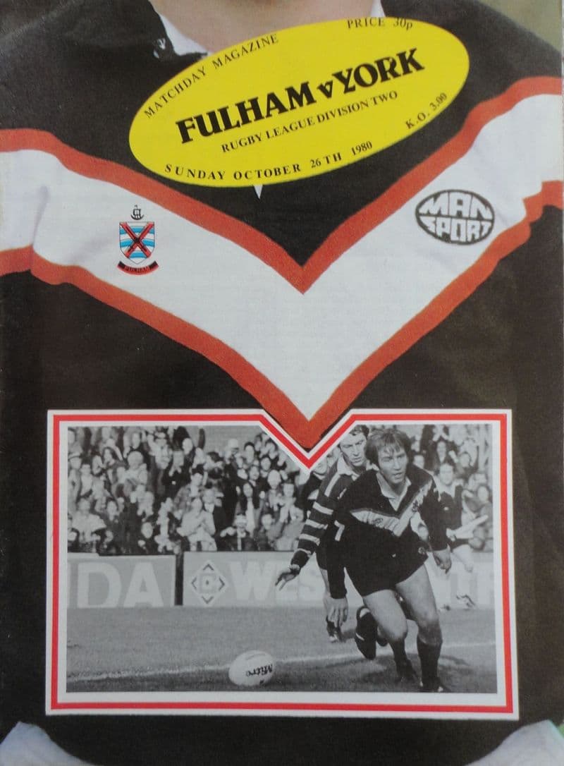 Fulham v York (1980, Oct 26th)