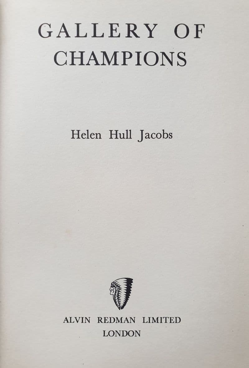 Gallery of Champions by Helen Jacobs