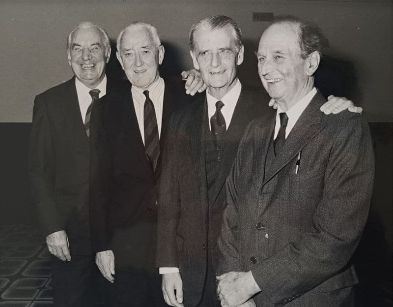 GB 1933 Davis Cup Team Press Photo
