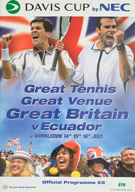 GB v Ecuador Davis Cup Programme (2000, Jul 14th-16th)