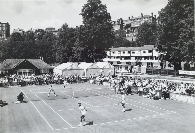 GB v Portugal Davis Cup Press Photo (1985)