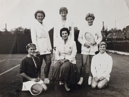 GB Wightman Cup Team Press Photo (1958)