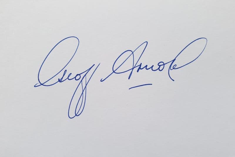 Geoff Arnold Autograph