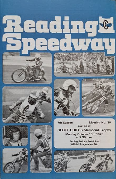Geoff Curtis Memorial Trophy (1975, Oct 13th)