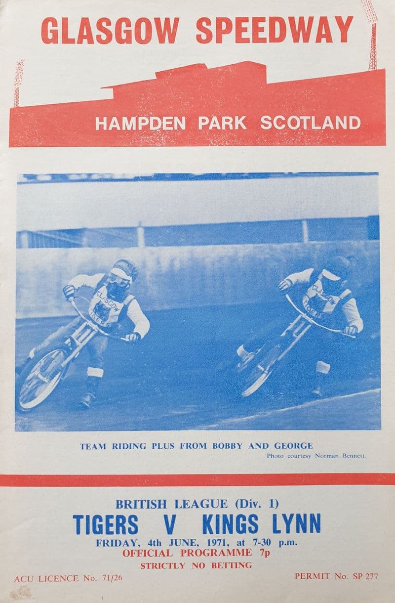 Glasgow v Kings Lynn (1971, Jun 4th)