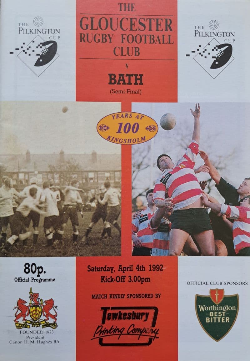 Gloucester v Bath (1992, Apr 4th)