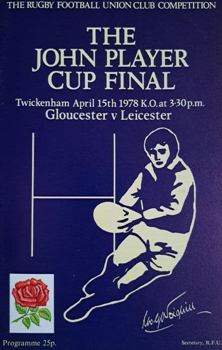 Gloucester v Leicester, JPS Cup F (1978, Apr 15th)