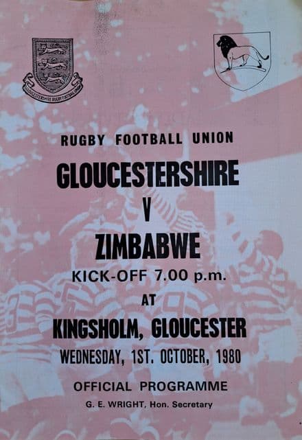 Gloucestershire v Zimbabwe (1980, Oct 1st)