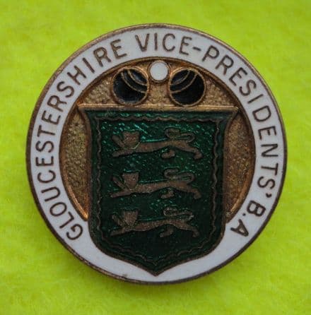 Gloucestershire Vice President's BA Enamel Pin Badge