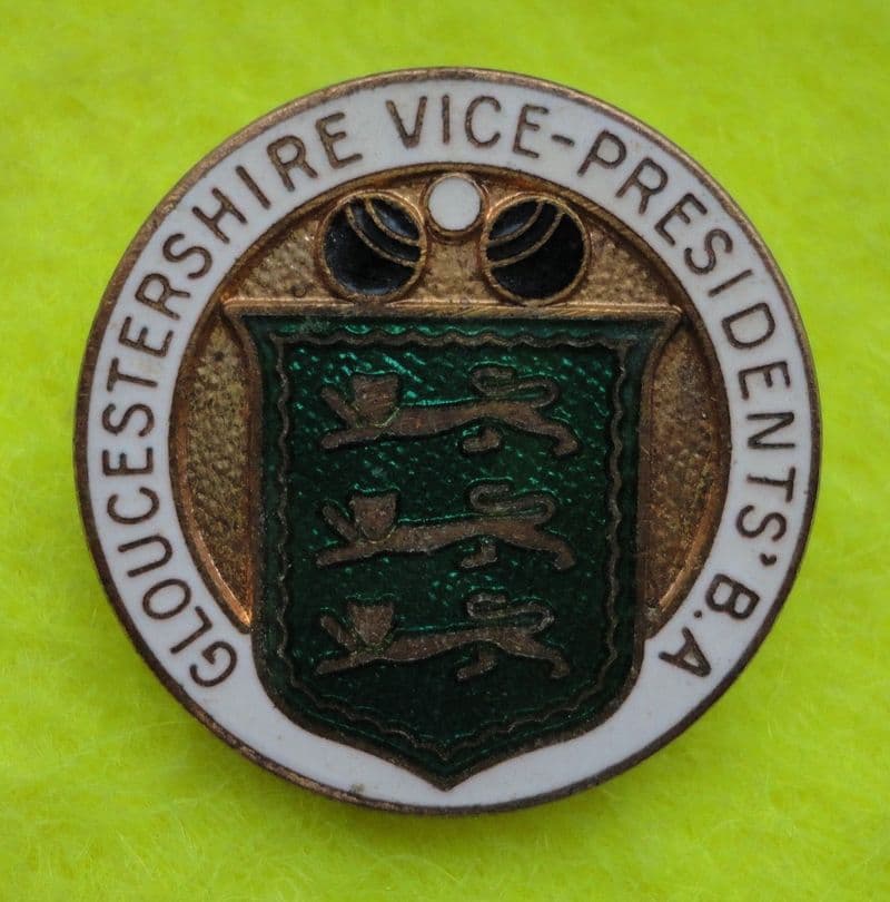 Gloucestershire Vice President's BA Enamel Pin Badge