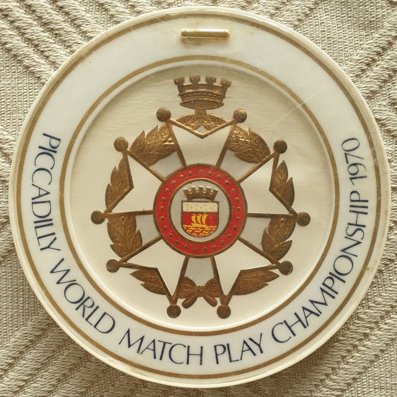 Golf Bag Tag, World Match Play (1970)