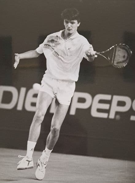 Goran Ivanisevic Large Press Photo "Forehand"