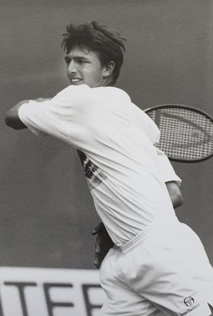 Goran Ivanisevic Press Photo "Forehand"