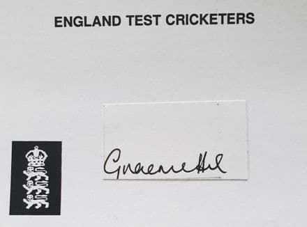 Graeme Hick Autograph
