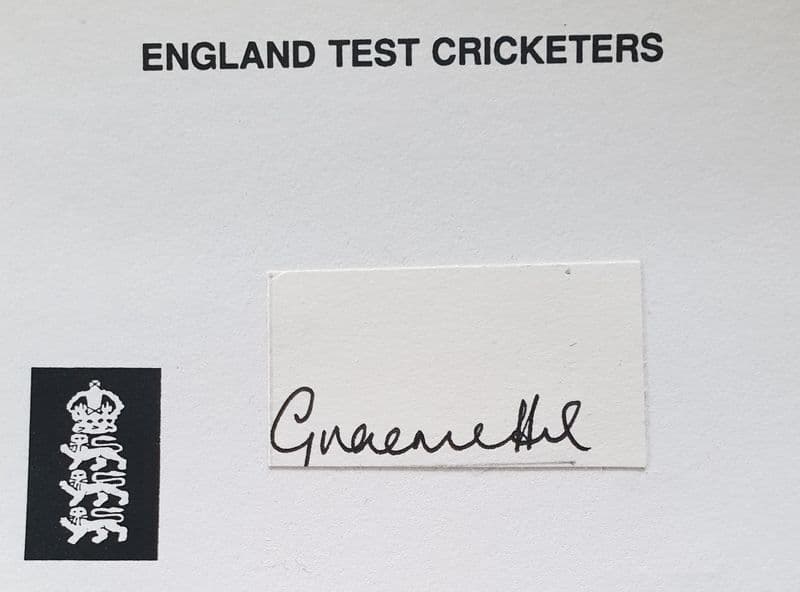 Graeme Hick Autograph