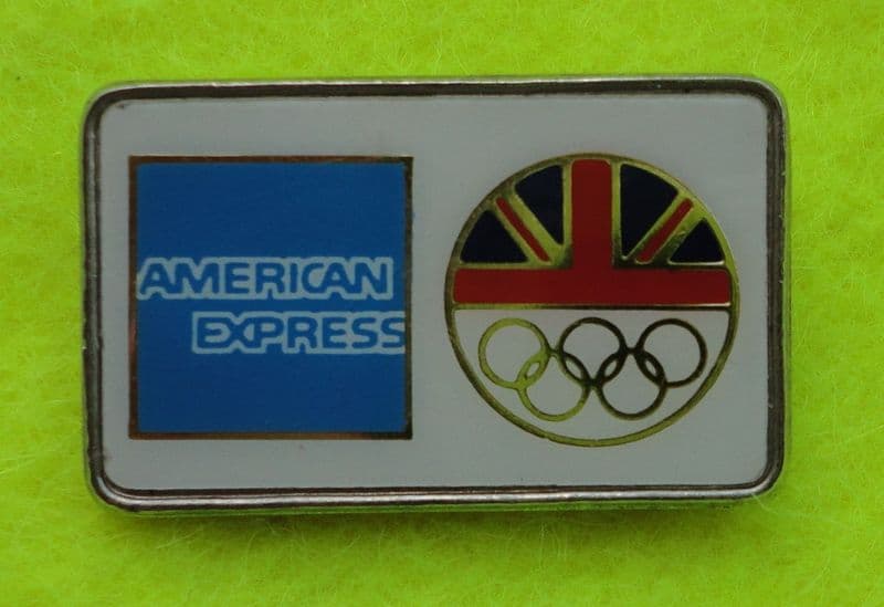 Great Britain Olympic Association Amex Enamel Pin Badge
