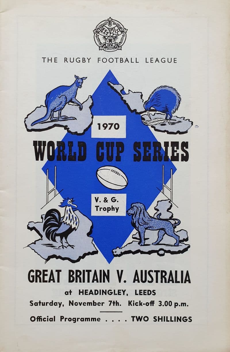 Great Britain v Australia (1970, Nov 7th) World Cup Final