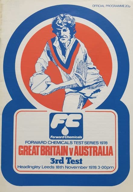 Great Britain v Australia (1978, Nov 18th) Third Test