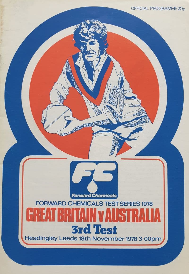 Great Britain v Australia (1978, Nov 18th) Third Test