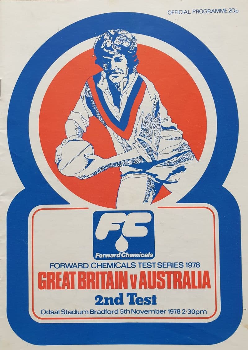 Great Britain v Australia (1978, Nov 5th) Second Test