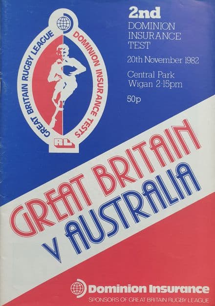 Great Britain v Australia (1982, Nov 20th) Second Test