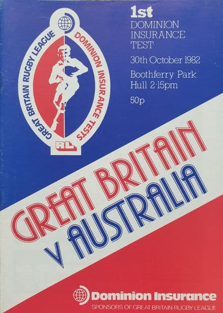 Great Britain v Australia (1982, Oct 30th) First Test