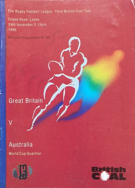 Great Britain v Australia (1990, Nov 24th) Third Test