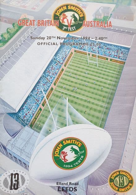 Great Britain v Australia (1994, Nov 20th) Third Test