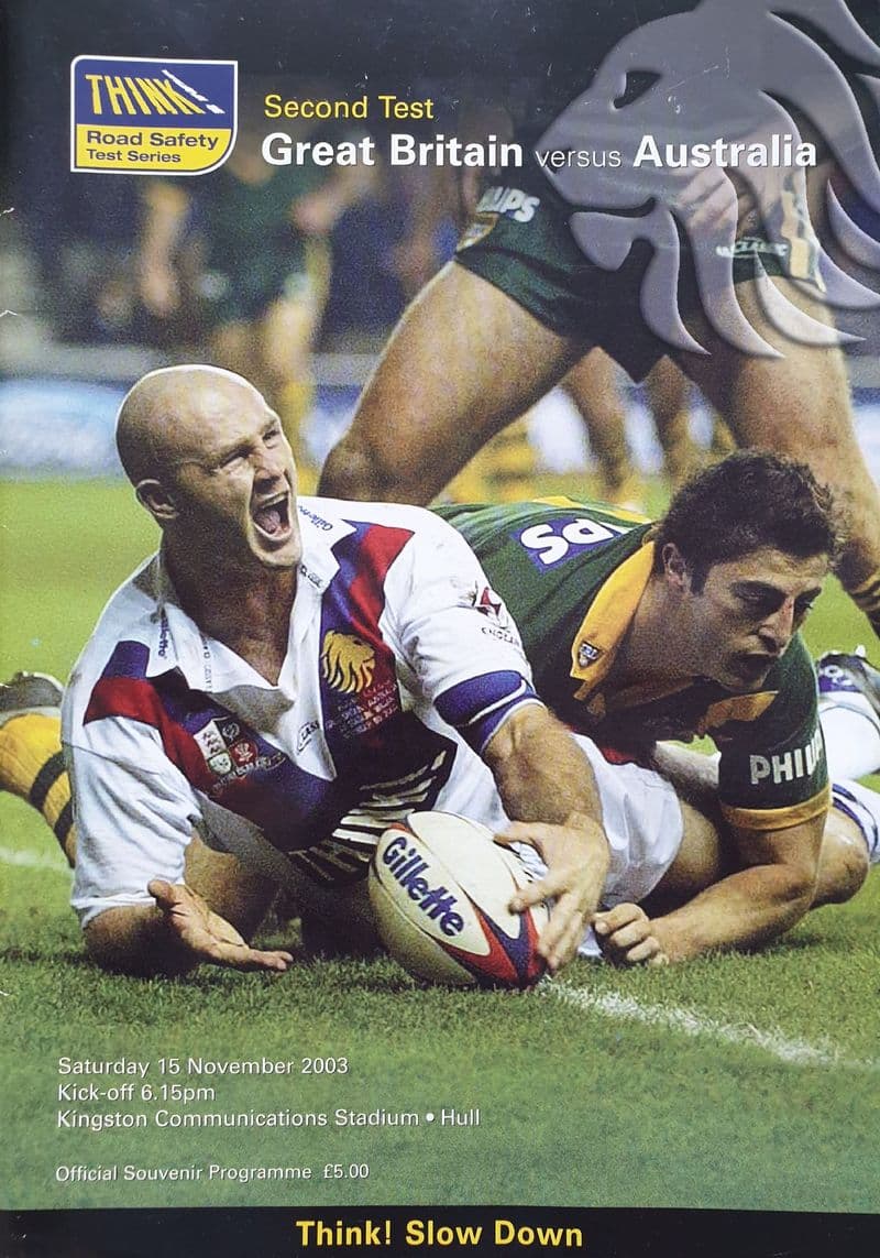 Great Britain v Australia (2003, Nov 15th) Second Test