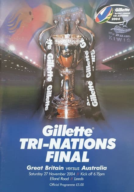 Great Britain v Australia (2004, Nov 27th) Tri-Nations Final