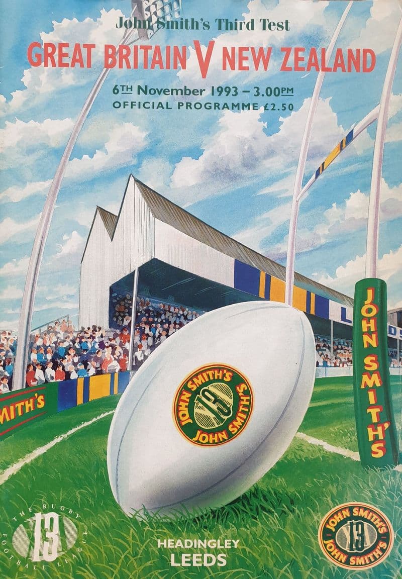 Great Britain v New Zealand (1993, Nov 6th) Third Test