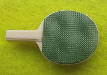 Green Table Tennis Bat  Pin Badge
