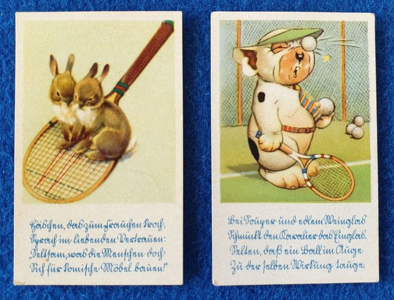 Greiling Cigarette Cards x 2