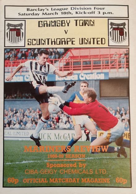 Grimsby v Scunthorpe, Div 4 (1989, Mar 18th)