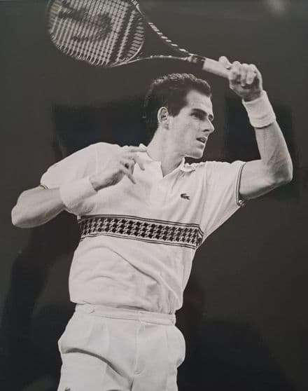 Guy Forget Press Photo "Watching the Ball"