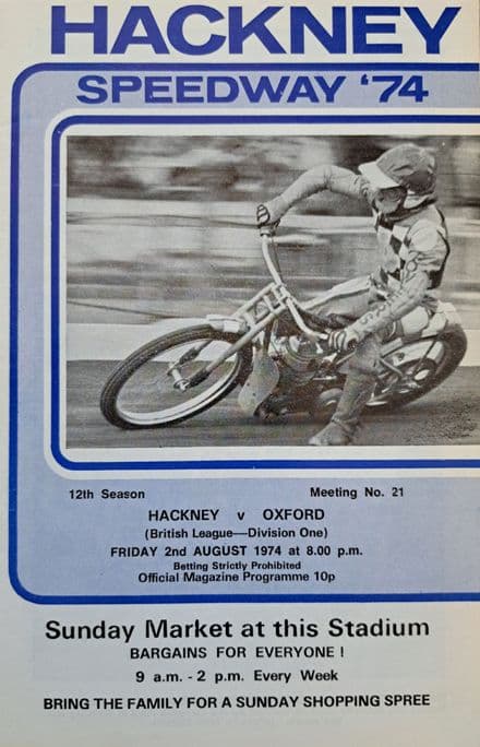 Hackney v Oxford (1974, Aug 2nd)