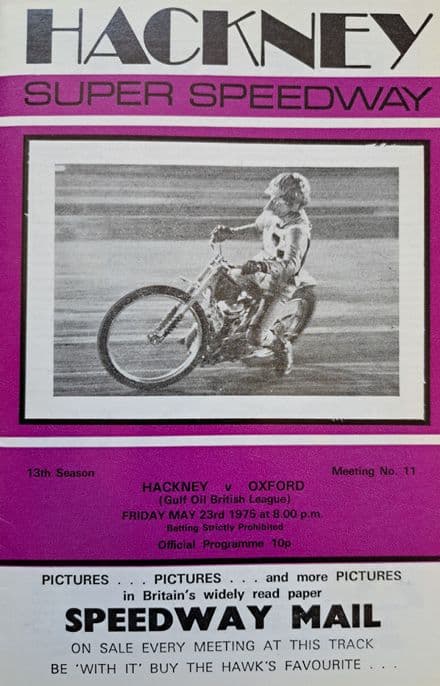 Hackney v Oxford (1975, May 23rd)