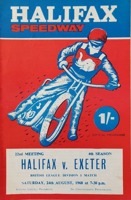 Halifax v Exeter (1968, Aug 24th)
