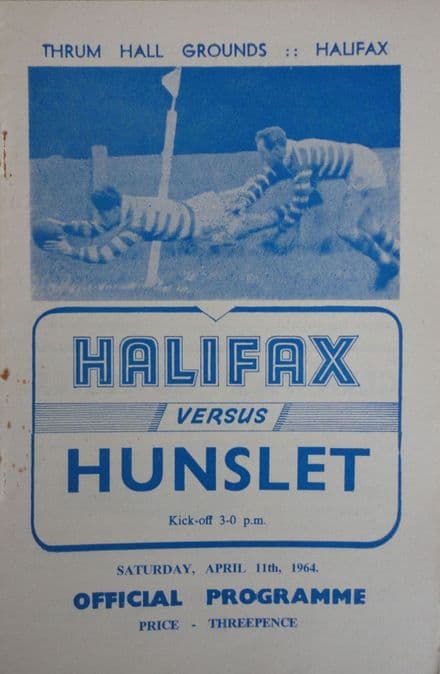 Halifax v Hunslet (1964, April 11th)