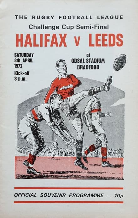 Halifax v Leeds, Challenge Cup SF (1972, Apr 8th)