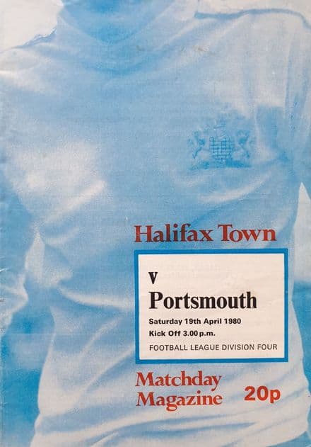 Halifax v Portsmouth, Div 4 (1980, Apr 19th)
