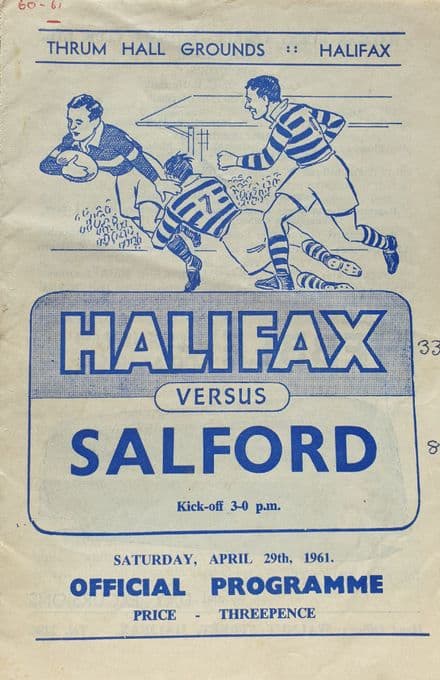 Halifax v Salford (1961, April 29th)