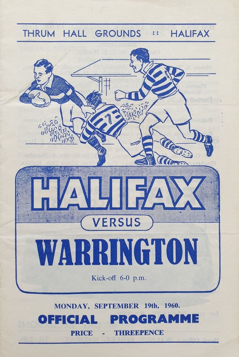 Halifax v Warrington (1960, Sep 19th)