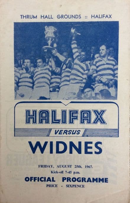 Halifax v Widnes (1967, Aug 25th)