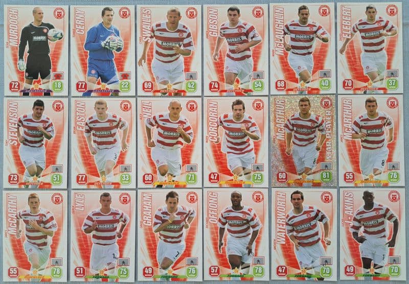Hamilton Academicals (2008-09 SPL Super Strikes) 18 Cards